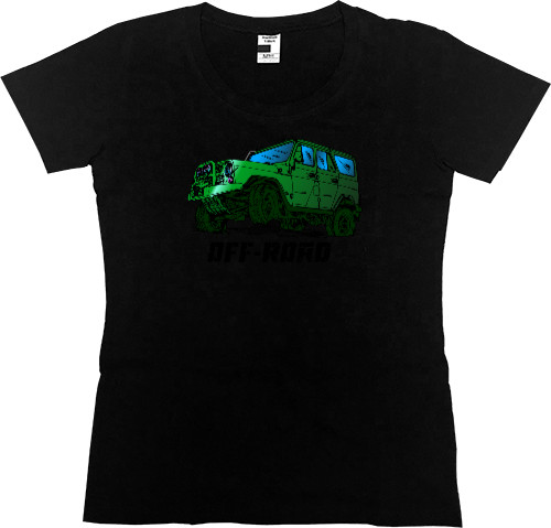 Автомобильная тематика - Premium Women's T-shirt - Ваз хантер Off-road - Mfest