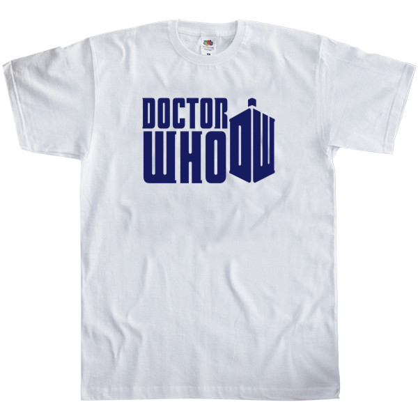 Doctor Who - Футболка Класика Чоловіча Fruit of the loom - Doctor Who Logo 2013 - Mfest