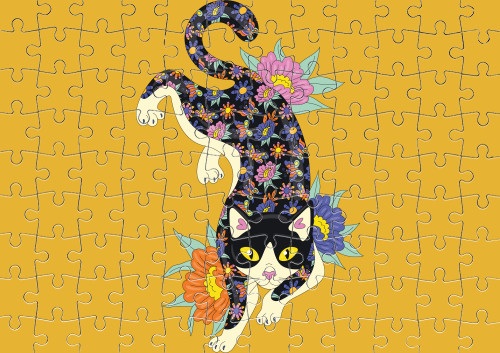 Котики - Пазл із маленькими елементами - Арт кішка - Mfest