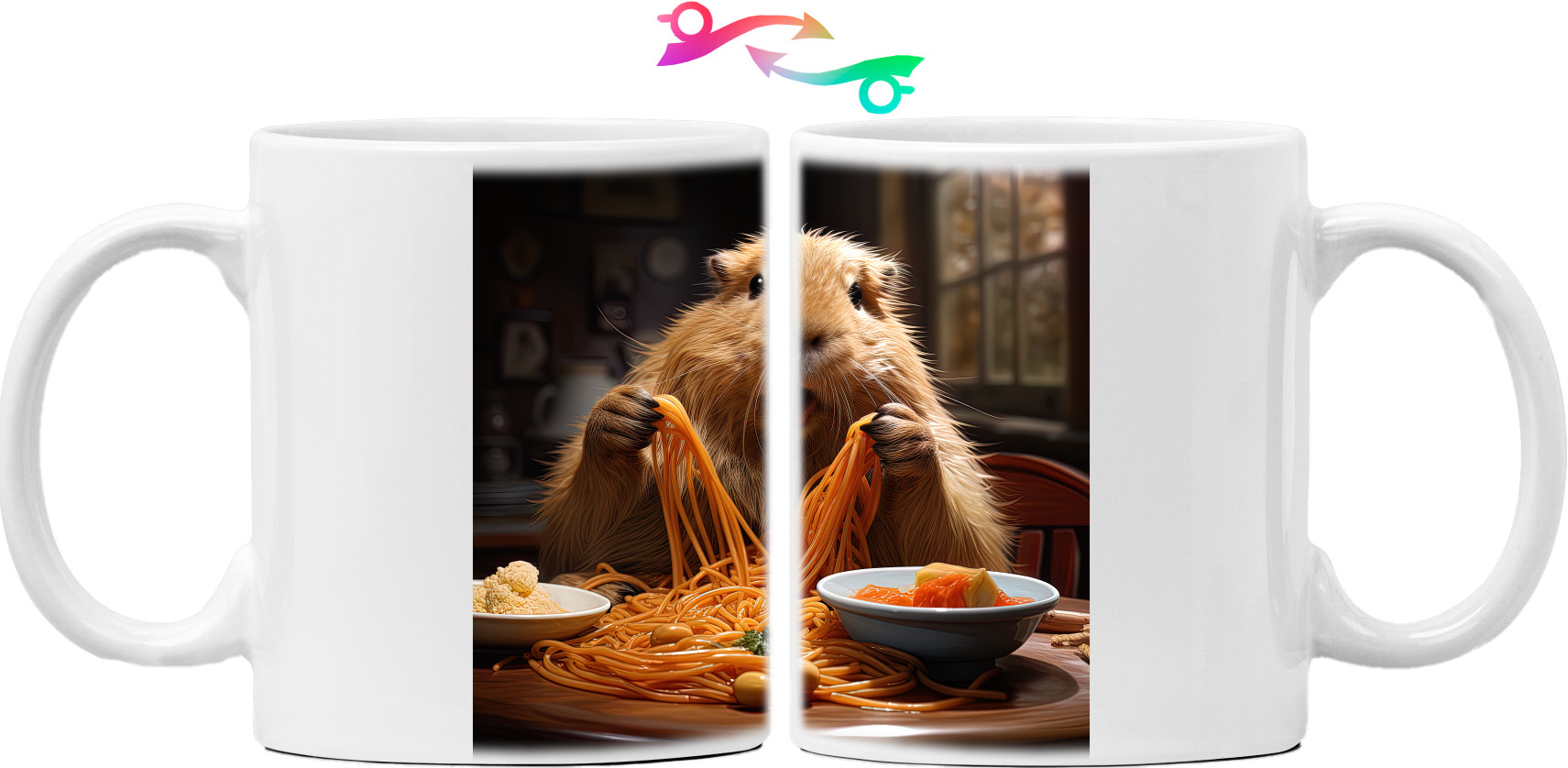 Capybara - Cup 325ml - Capybara eats noodles - Mfest