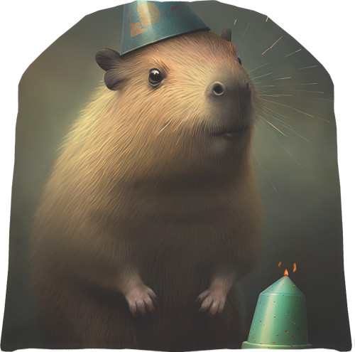  Capybara in a cap
