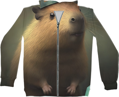  Capybara in a cap