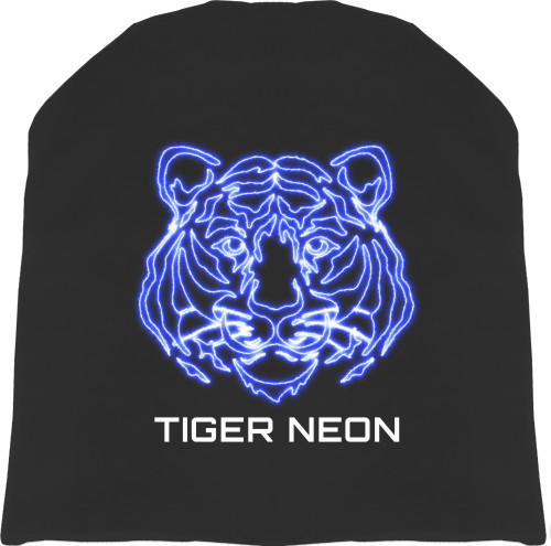 Tiger neon art