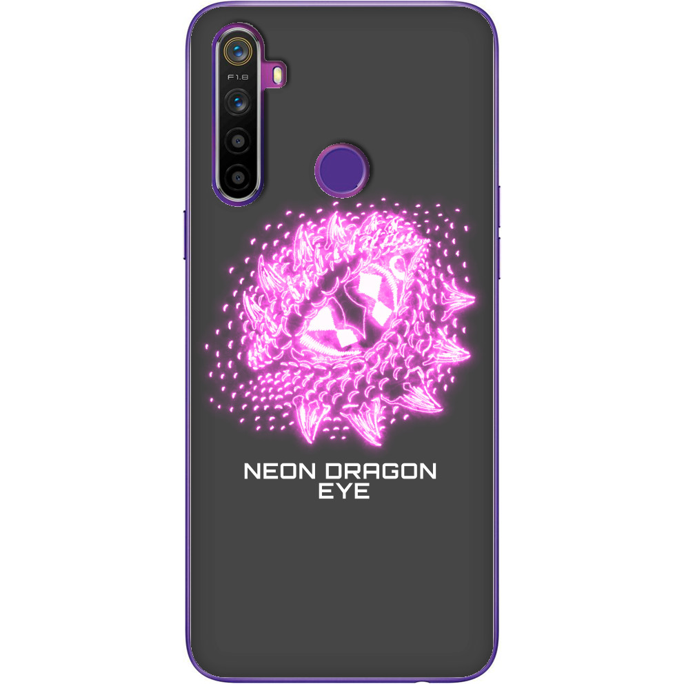 Neon dragon eye