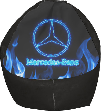 Mercedes-benz blue neon