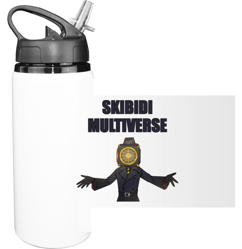 Skibidi Toilet VS Cameraman - Бутылка для воды - Skibidi Multiverse  - Mfest