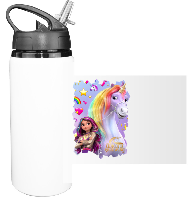 Unicorn Academy - Bottle for water - Sofia and the Unicorn Wildstar - Mfest