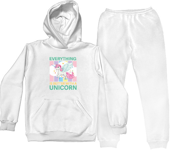 Единорожки - Men's sports suit - Everything is better with a unicorn - Mfest