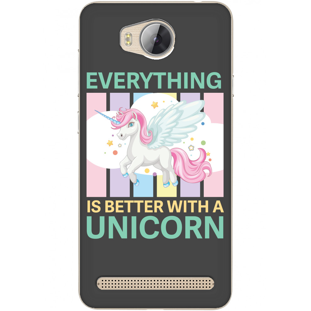 Единорожки - Huawei cases - Everything is better with a unicorn - Mfest