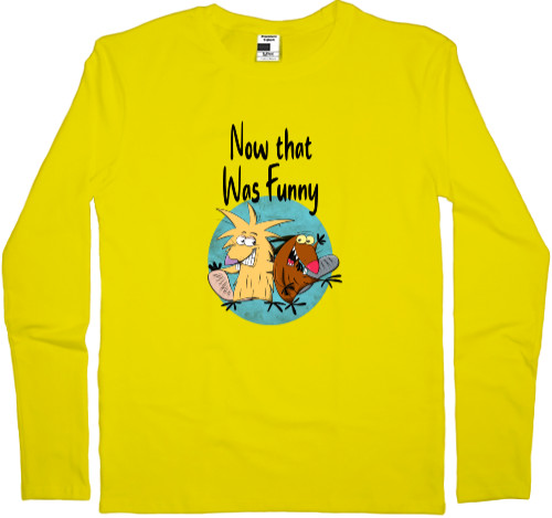 Крутые бобры - Longsleeve Premium Male - Now that Was Funny - Mfest