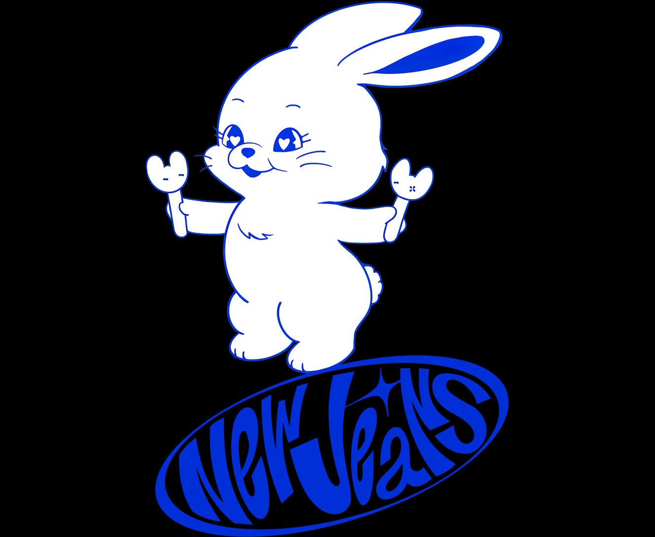 New Jeans Bunny Logo