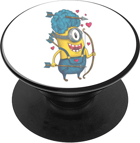 Миньоны - PopSocket Stand for mobile - Minion Cupid - Mfest