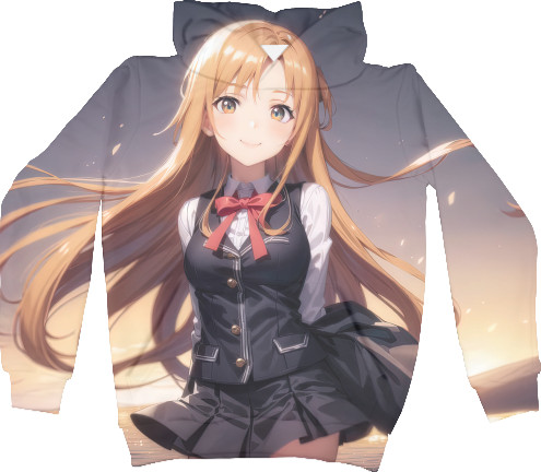 Мастера Меча Онлайн - Hoodie 3D Unisex - Asuna Sword Art Online - Mfest