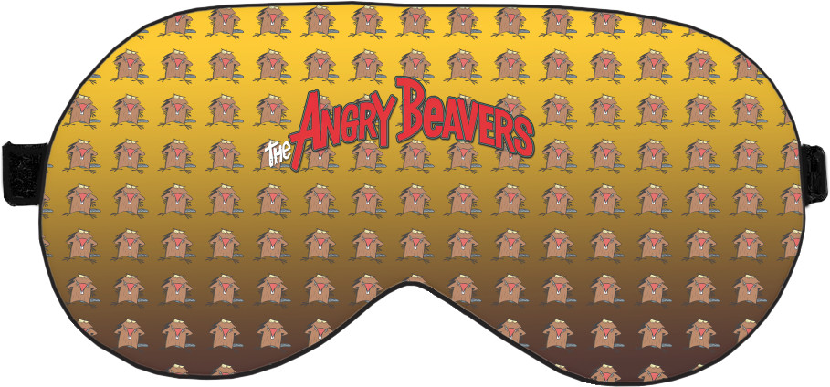 Злюки Бобри / Angry Beavers - Маска для сну 3D -  Даггетт Бівер - Mfest