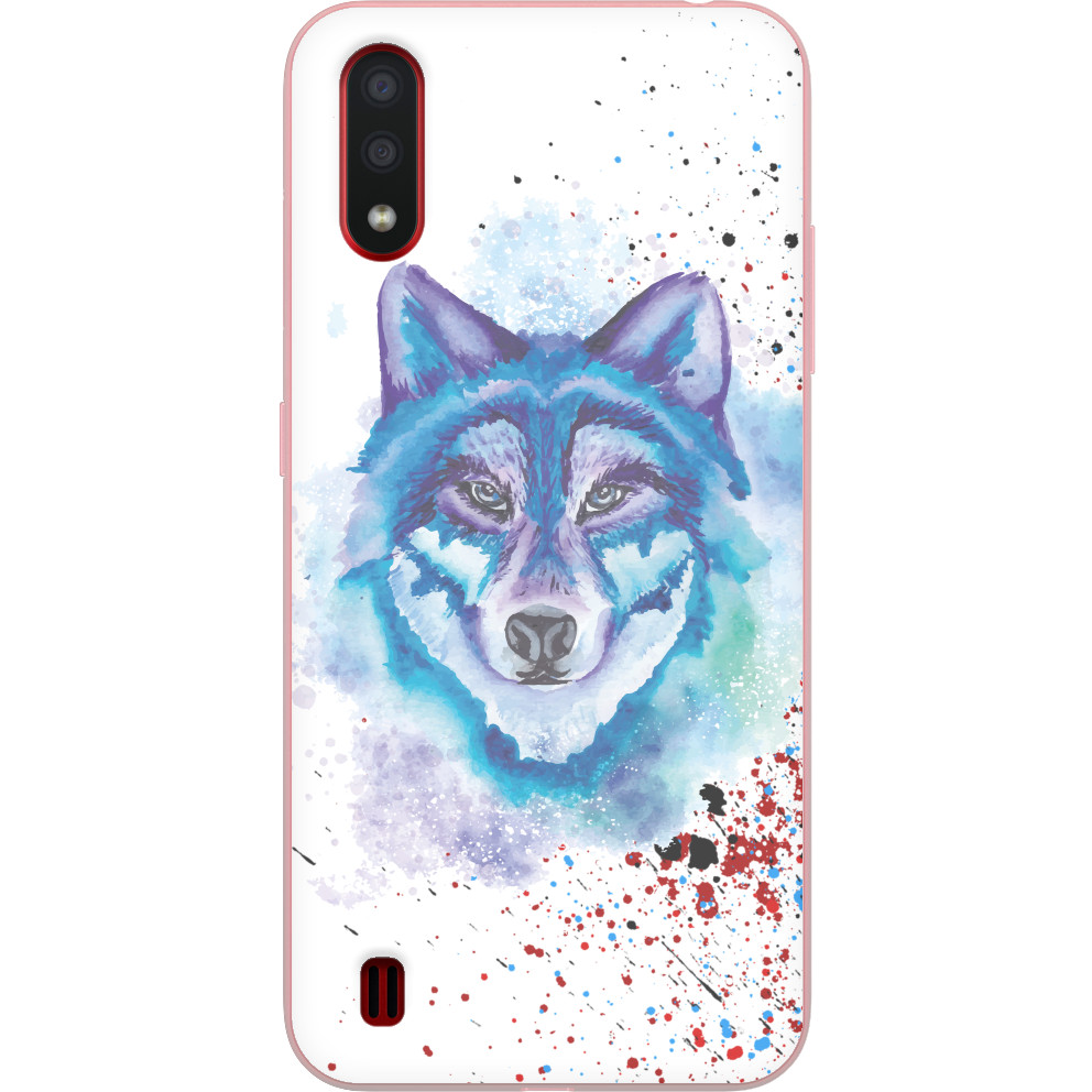 Colorful wolf