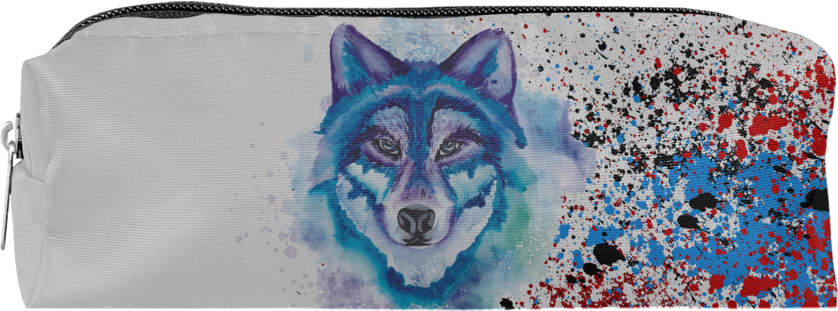 Colorful wolf