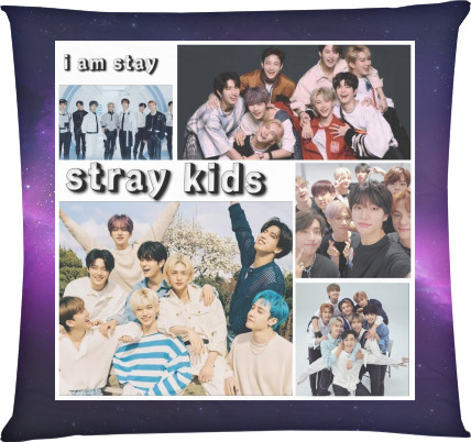 Stray Kids - Подушка квадратна - Гурт Stray Kids - Mfest