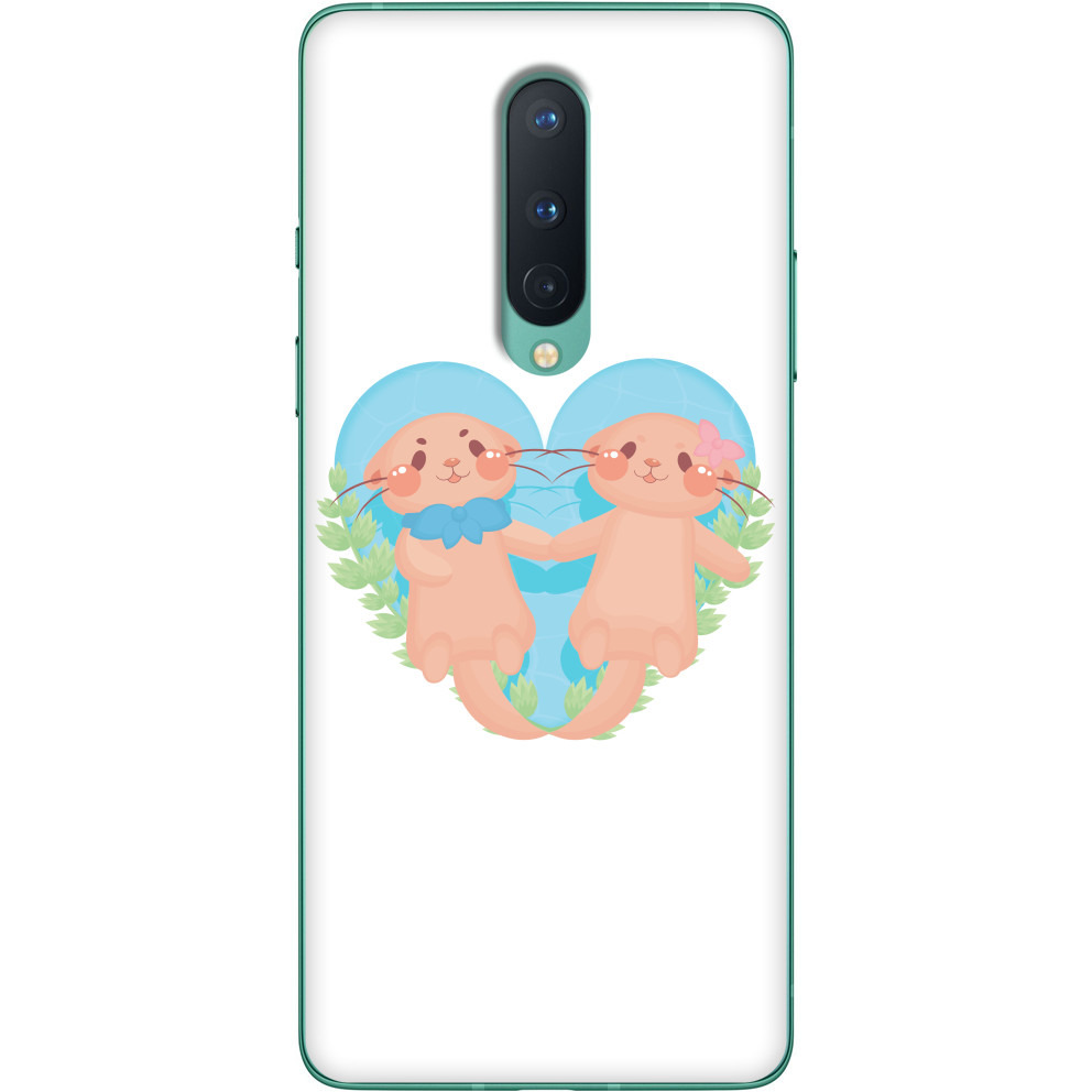 Love is - Cases One Plus - Cute otters - Mfest