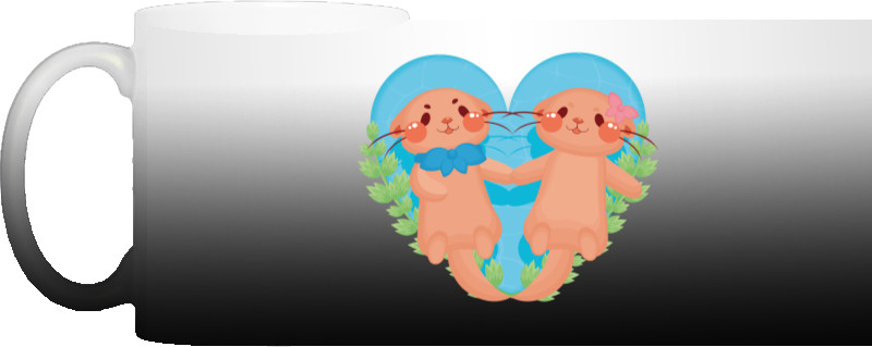 Love is - Cup Chameleon - Cute otters - Mfest