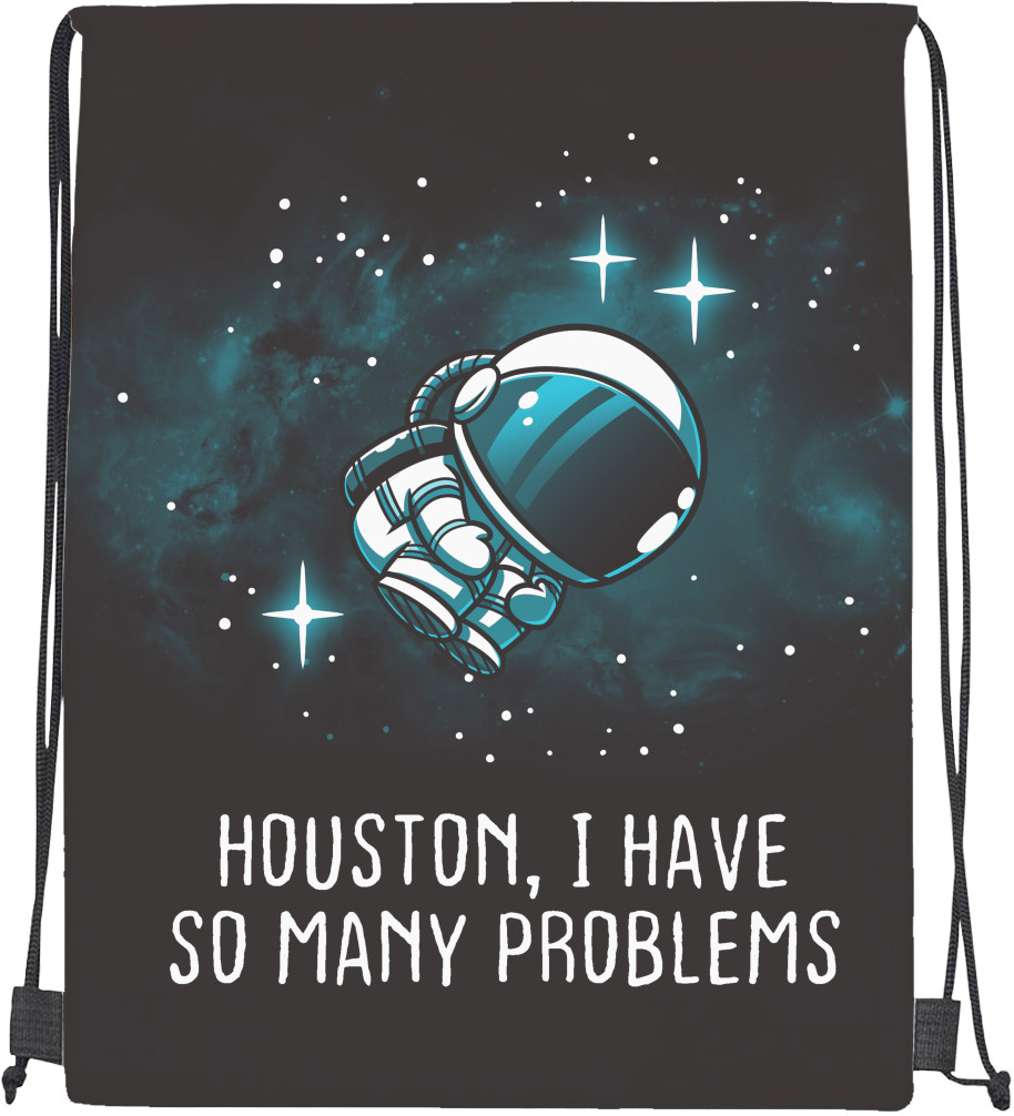 Космос - Мішок спортивний - Houston i have so many problems - Mfest
