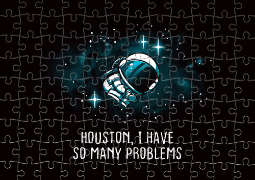 Космос - Пазл із маленькими елементами - Houston i have so many problems - Mfest