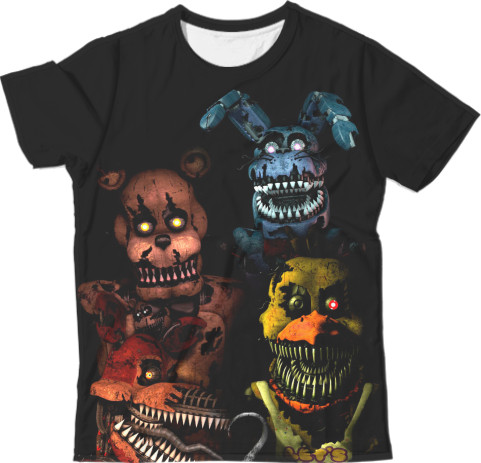 Five Nights at Freddy's - T-shirt 3D Man - FNAF [14] - Mfest
