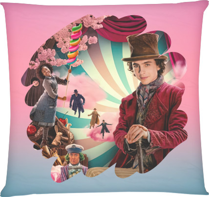 КИНО И СЕРИАЛЫ - Pillow square - Wonka - Mfest