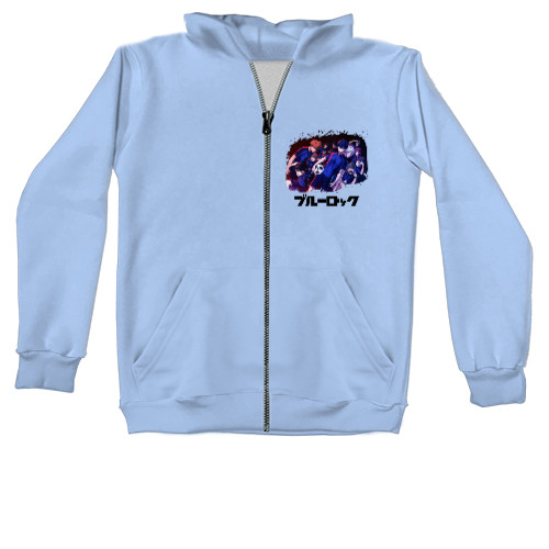 Blue Lock - Hoodie with zipper kids - Blue Lock - Mfest