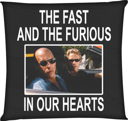 The Fast and the Furious - Pillow square - fast and furious - Mfest