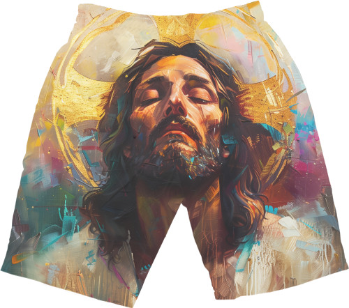  Religion - Shorts 3D Kids - Illustration of Jesus Christ - Mfest