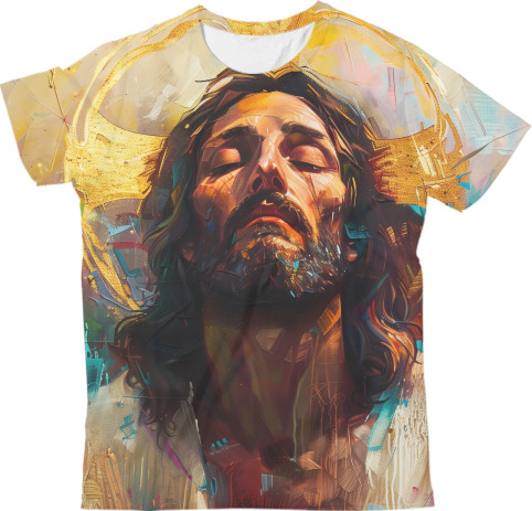  Religion - T-shirt 3D Children - Illustration of Jesus Christ - Mfest