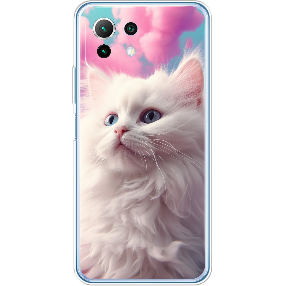 Котики - Чохли Xiaomi - Кошеня з барвистими хмарами - Mfest