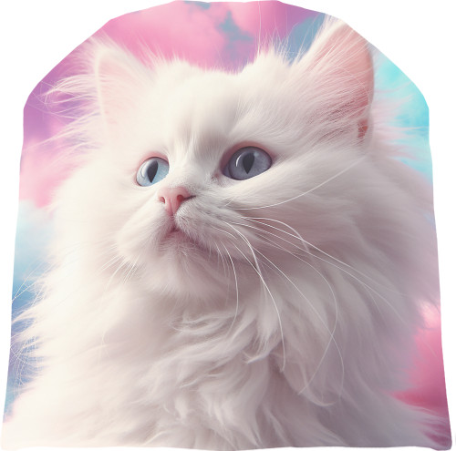 Котики - Шапка 3D - Кошеня з барвистими хмарами - Mfest