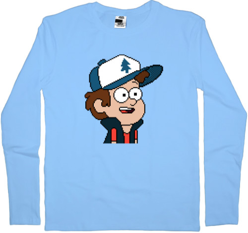 Gravity Falls - Longsleeve Premium Male - Gravity Falls Dipper - Mfest