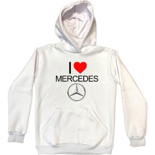 Mercedes-Benz - Худи Премиум Детская - I Love Mercedes - Mfest