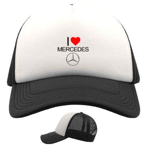 Mercedes-Benz - Кепка Тракер Детская - I Love Mercedes - Mfest