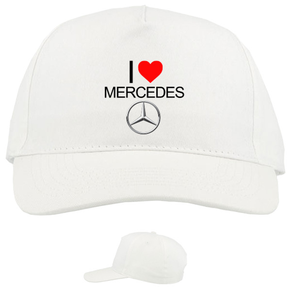 Mercedes-Benz - Кепка 5-панельная - I Love Mercedes - Mfest