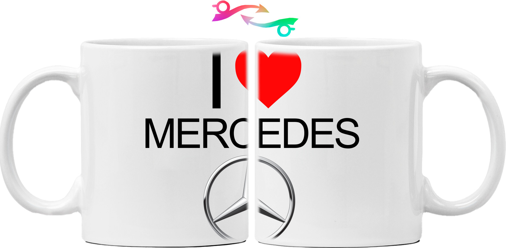 Mercedes-Benz - Чашка 325мл - I Love Mercedes - Mfest