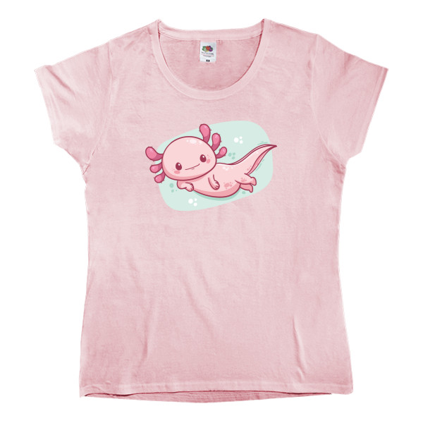 Pink axolotl