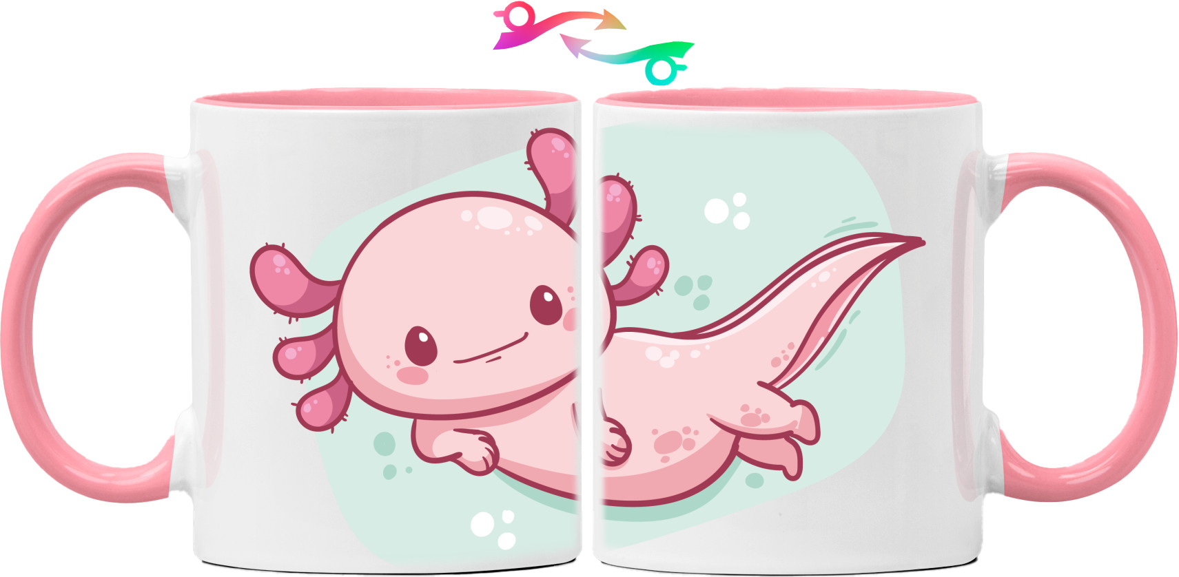 Pink axolotl