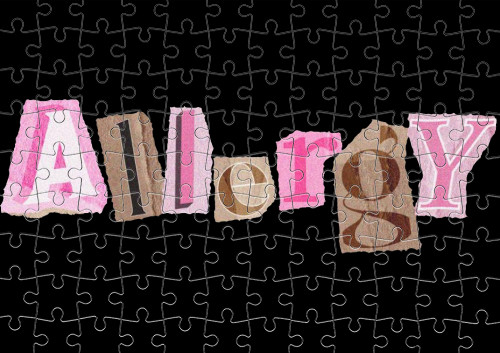 (G)I-dle - Пазл із маленькими елементами - (G)I-DLE - логотип Allergy - Mfest