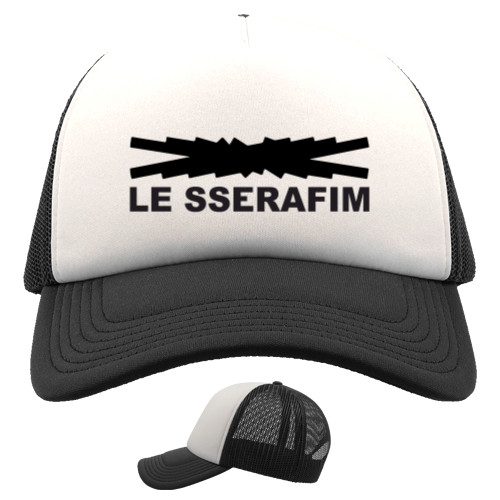 Le Sserafim - Кепка Тракер Детская - Ле Серафим лого - Mfest