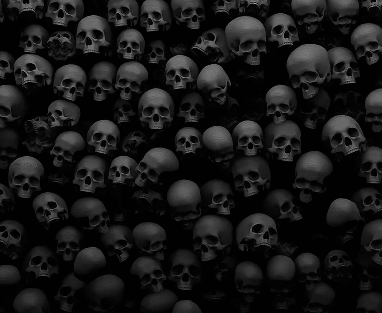 Wall of Skulls Skeleton