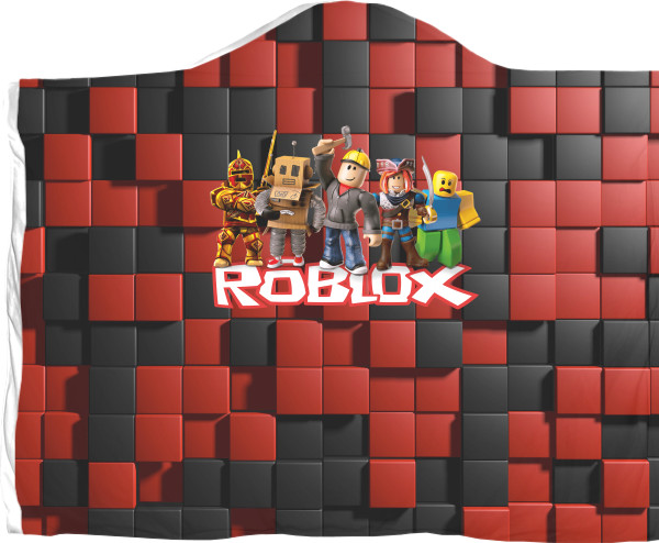 Roblox - Плед із капюшоном 3D - Герої Roblox - Mfest