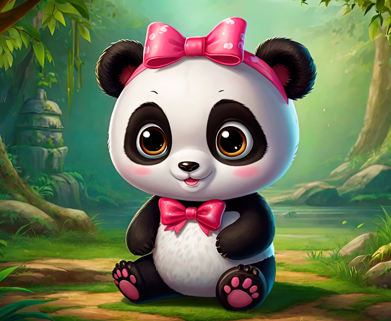 Cute panda