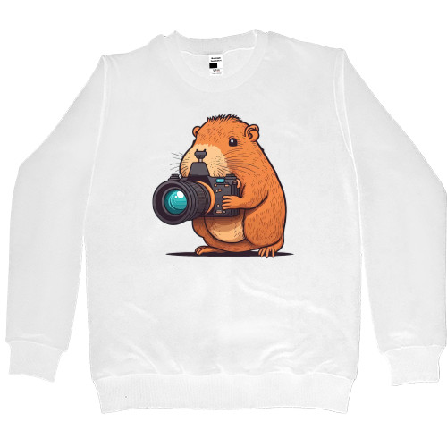 Capybara with a camera