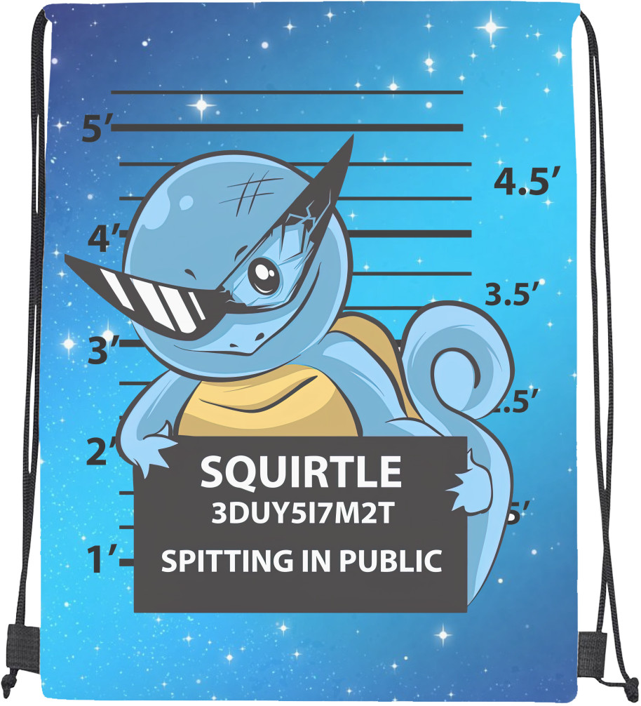 Pokemon Squirtle mugshot