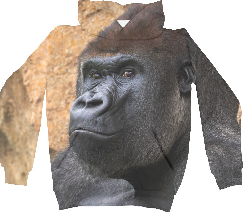 Другие животные - Hoodie 3D Unisex - Gorilla - Mfest