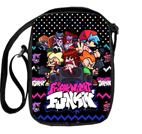 Friday Night Funkin' - Messenger Bag - FRIDAY NIGHT FUNKIN' (CHRISTMAS) - Mfest