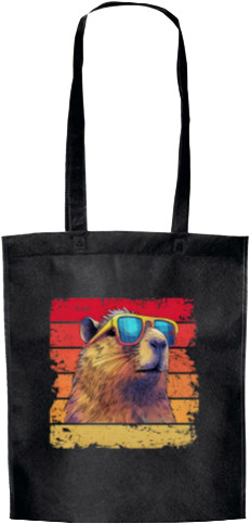 Capybara with glasses